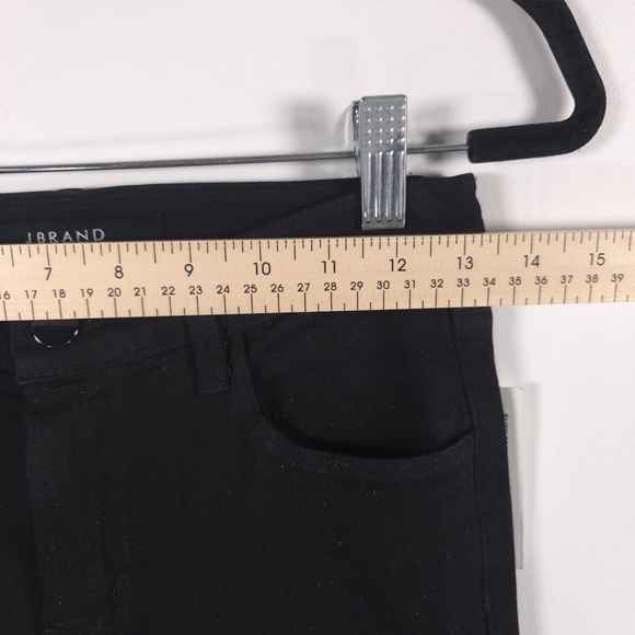 NWT J BRAND RUBY 30 HIGH RISE CIGARETTE CRYSTAL BLACK Jeans USA🇺🇸MADE Size 26 - Picture 5 of 16